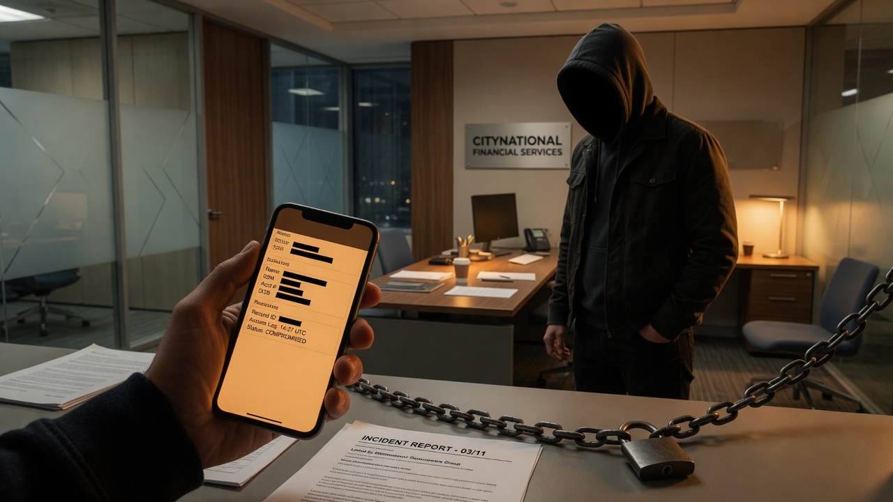 citynational.com Listed by dispossessor Ransomware Group