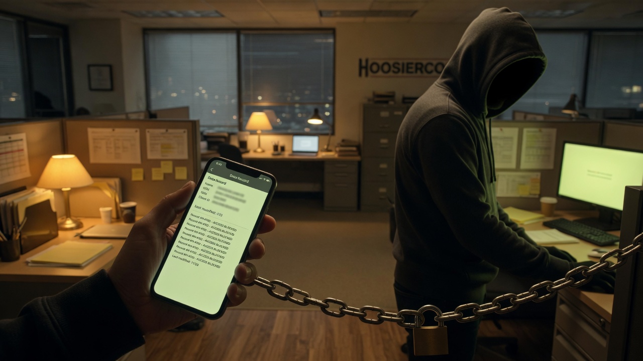 hoosierco.com Listed by dispossessor Ransomware Group